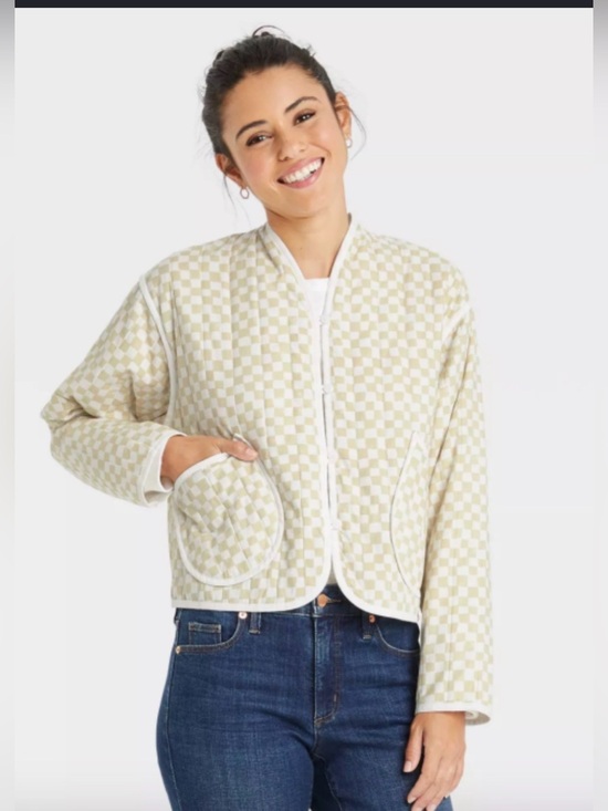 Universal Thread Jackets & Blazers - NWT Universal Thread Quilted Checkerboard Cardigan Jacket , XS
